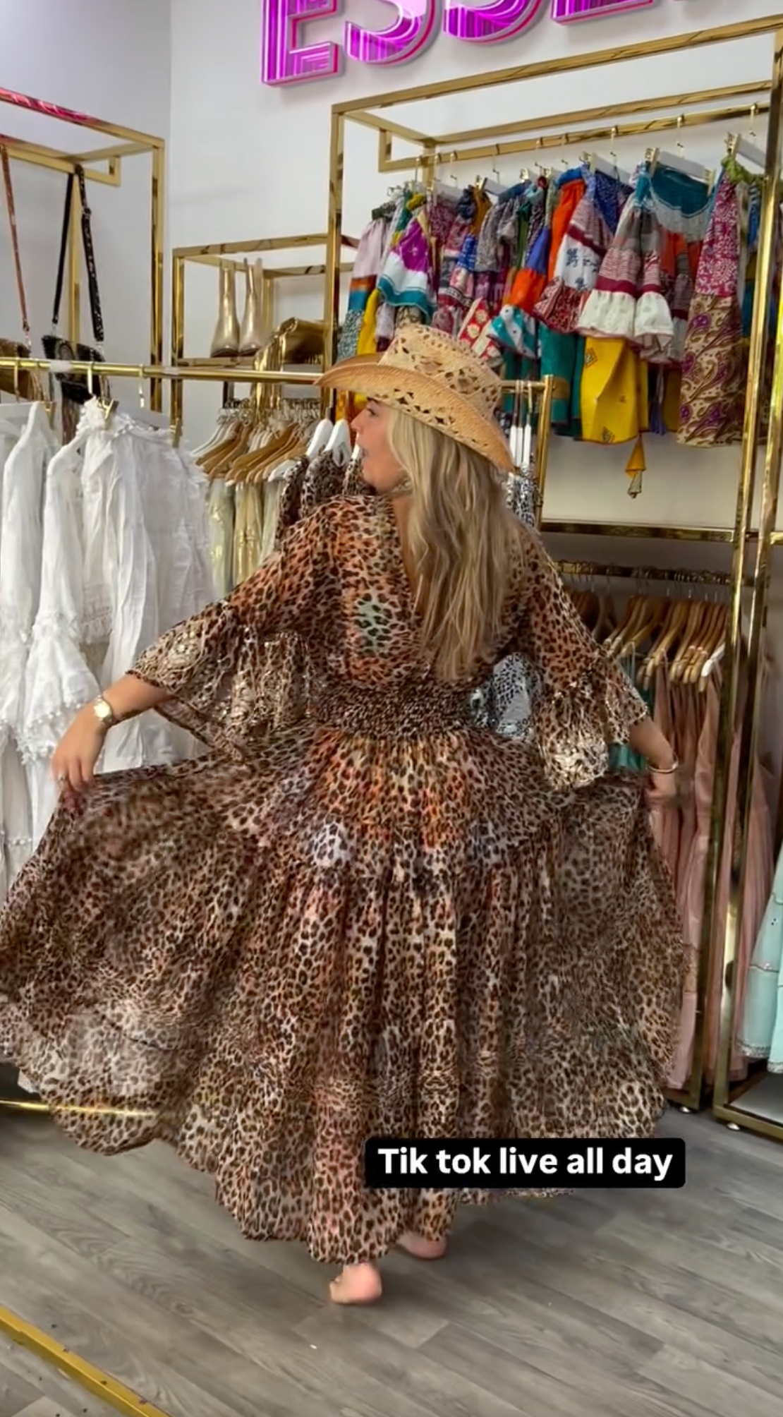 Lia | Summer Leopard Dress